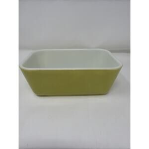 Pyrex Green 1.5 Pint Refrigerator Dish #502 No Lid USA Vintage 1